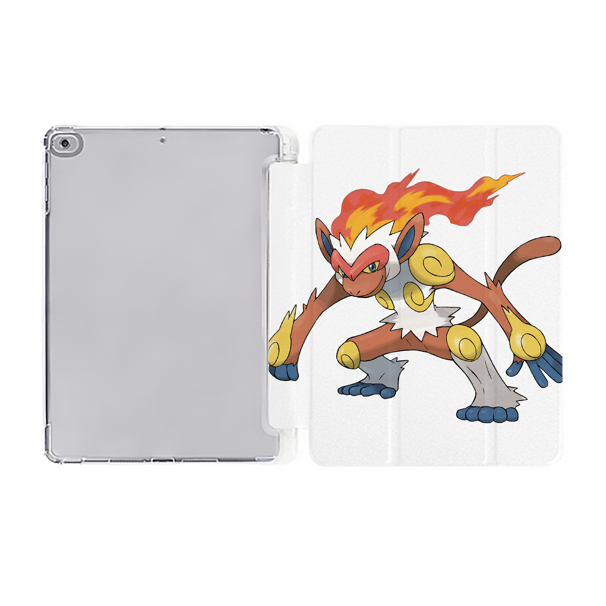 （画像用） ポケットモンスター Pokémon IPad ケース ペン収納付き 三つ折りスタンド PUレザー×シリコン 対応機種9.5/10.5/10.9インチ